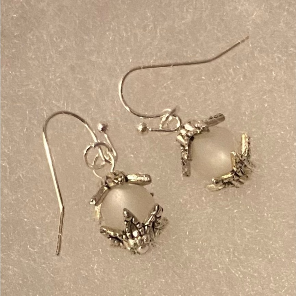 NEW #2 Cream coloured earrings